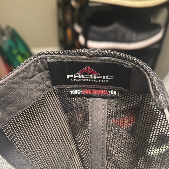 Olive Green Trucker Hat with Patch - Picture 4 of 4